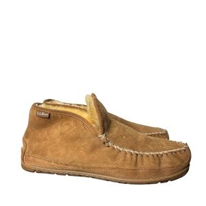 LL Bean Shearling Lined Wicked Good Slippers Boot Moc Men’s 11 Wide D